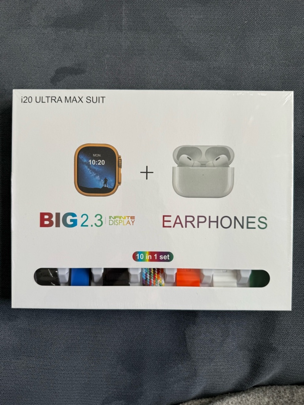 SALE i20 Ultra Max Suit Smartwatch + Earphones